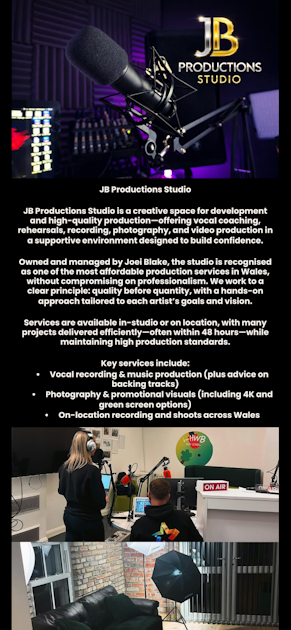 JB Productions Studio - Talent Search UK